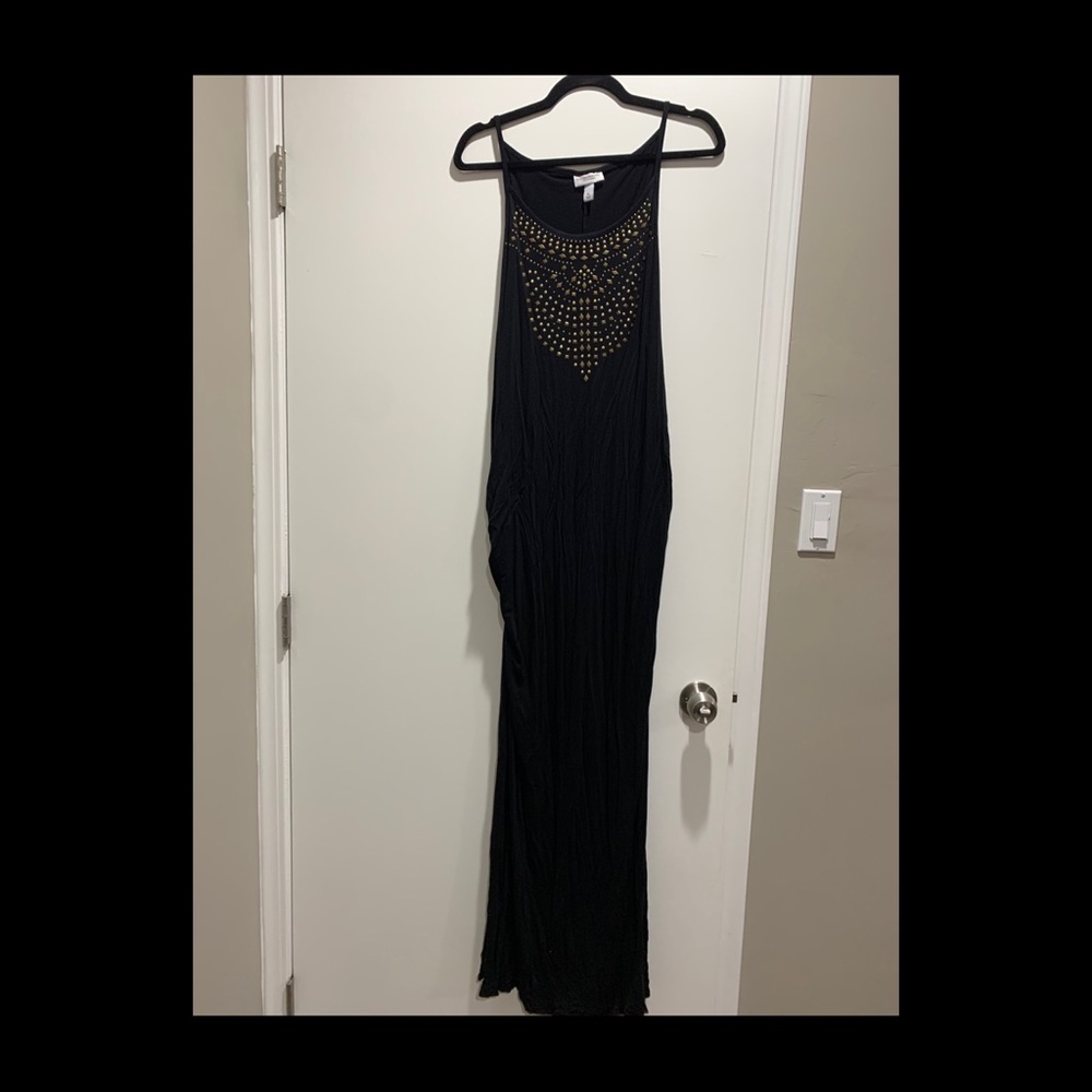 Black Maternity Maxi dress